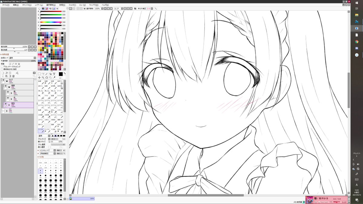 久しぶりに版権描いてる気がします 