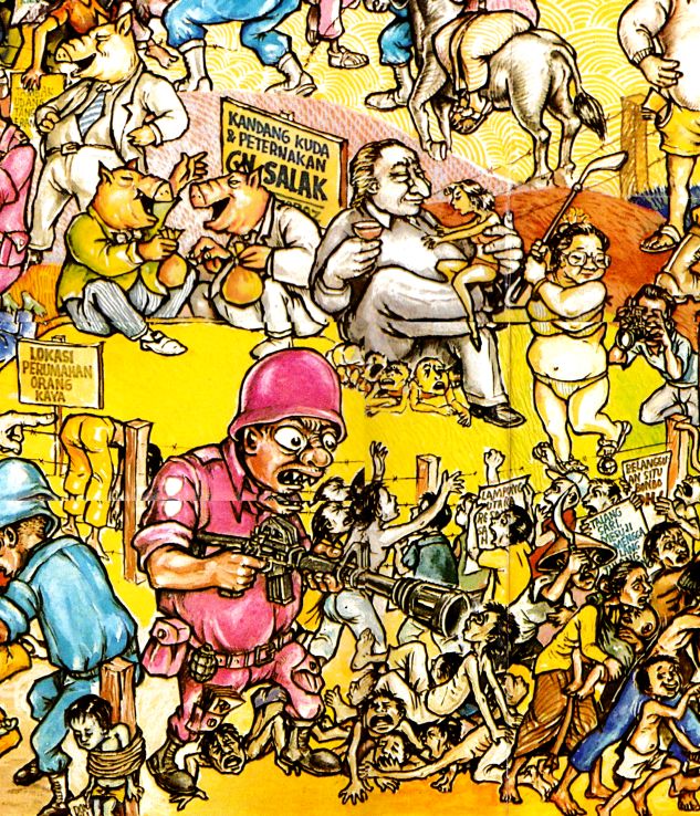 <a href="/Dandhy_Laksono/">Dandhy Laksono</a> "Yang dibawah ini gambar yang dibawa Munir ketika dia mahasiswa. Ditempel disini sejak dia mahasiswa" (18.18)

Gambarnua Yayak Yatmaka