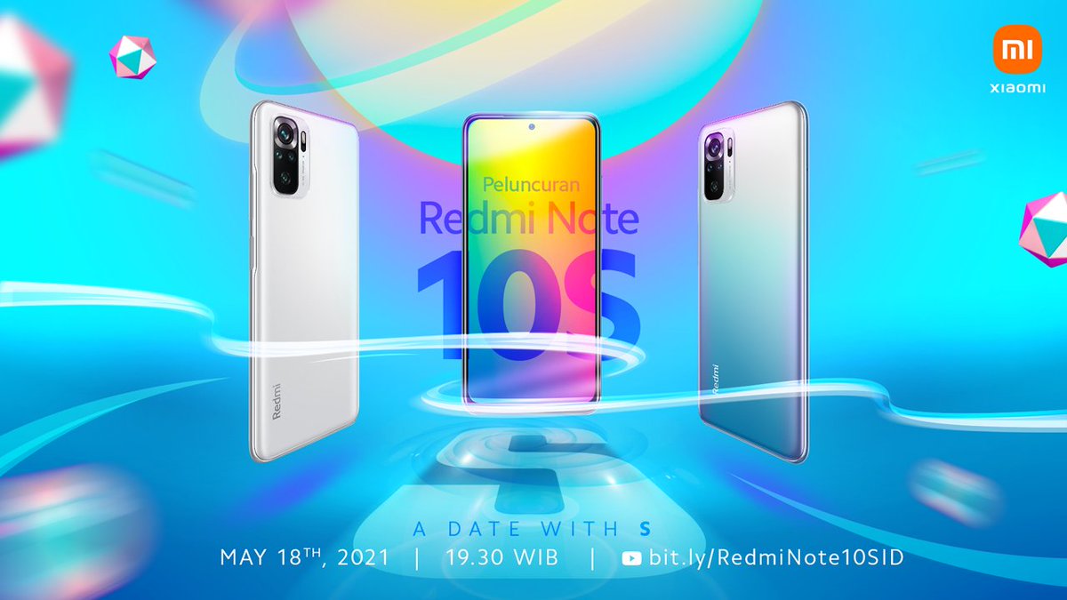 Untuk memenuhi keinginanmu yg menginginkan varian Redmi Note 10 Series yang lebih banyak, tak hanya membawa versi RAM baru, #XiaomiIndonesia membawa produk baru yaitu Redmi Note 10S.

Tanggal: 18 Mei 2021
Jam: 19.30 WIB
Link livestream: bit.ly/RedmiNote10SID

#JawaranyaAMOLED