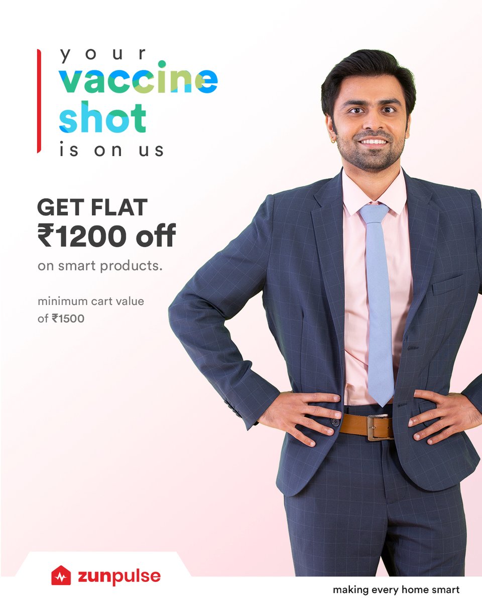 zunpulse's tweet photo. Have you got #vaccinated ? 
We have a reward for those who have got the shot (Follow #zunpulse on #facebook and #instagram for details)

#zunpulsevaccine #COVID19 #CovidIndia #covaxin #covishield #sputnikV #CoronaVaccine #COVID19Vaccination #COVID19Vaccine #CoWin https://t.co/Lw6KeLCgVS