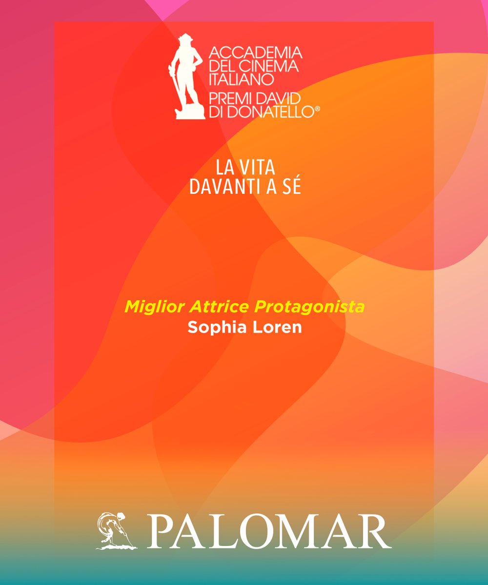 carlopalomar's tweet photo. Ci inchiniamo davanti alla grandezza senza tempo di una straordinaria #SophiaLoren, 7° statuetta ai #David2021 della sua magnifica carriera. Premio dalla giuria come miglior attrice protagonista in #LaVitaDavantiaSè, per la regia di #EdoardoPonti.
Grazie Sophia❤️
#David66 https://t.co/gKWPeSCl32