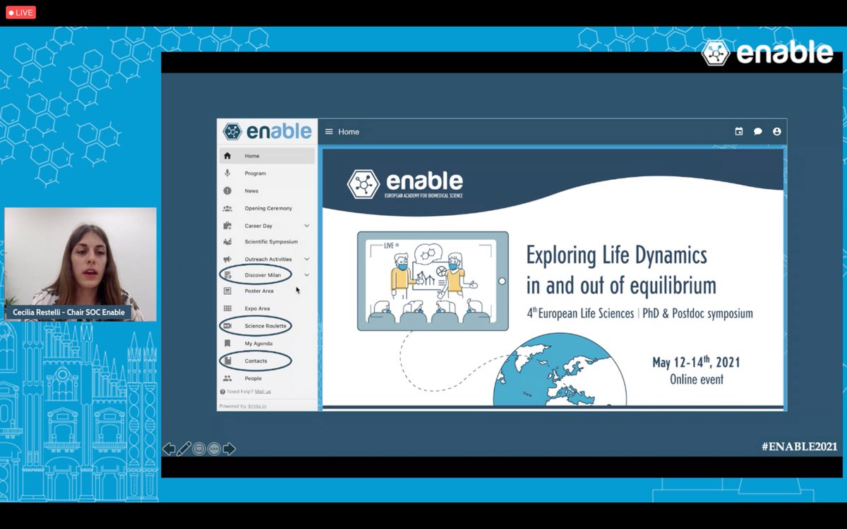 ENABLE_conf's tweet photo. We’re happy to announce that #ENABLE2021 has launched now! Join us in the opening ceremony this morning and in many activities throughout the day, designed by and for young #scientists 👩🏻‍🔬 👨‍🔬 https://t.co/KPJJrmrEox