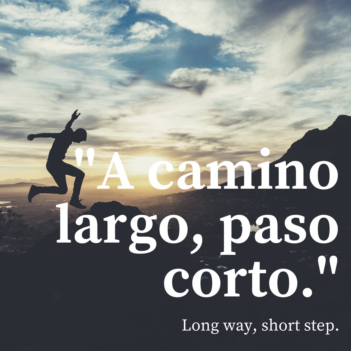3Classes_com's tweet image. #learnwith3classes - Learn SPANISH Day 17
A camino largo, paso corto. 🚴‍♂️
Literal translation: Long way, short step.
A perfect saying for language learning. Visit 3classes.com and find the best Spanish tutor.
#spanish #3classes #languagetutor