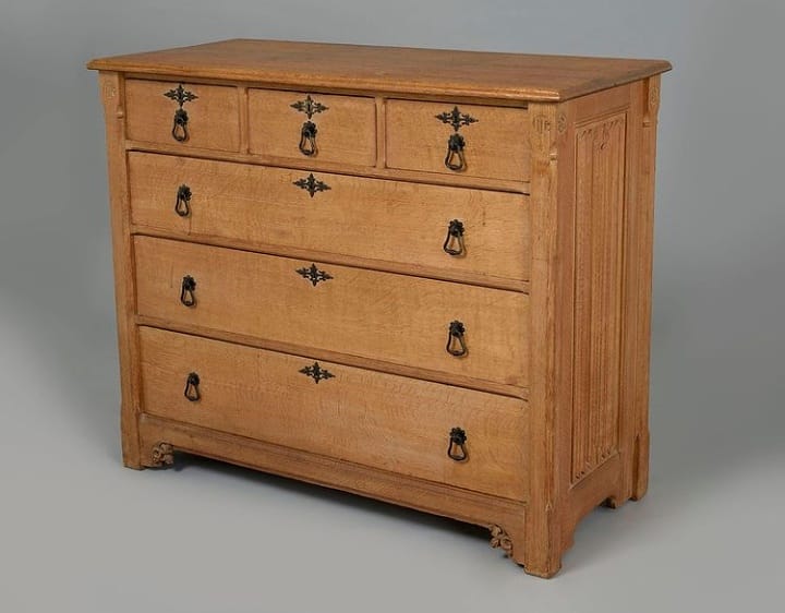 Pugin_awn's tweet photo. #Chestofdrawer. Designed by #awnpugin, & made by #Gillows of #Lancaster & #ThomasBarrett. 1851-54. #PalaceofWestminster.
📷©Historic Furniture & Decorative Arts Collection. @UKParliament
#pugin #augustuspugin #gothicrevival #design #furnituredesign #historicfurniture #furniture https://t.co/9CoFE1L7TH
