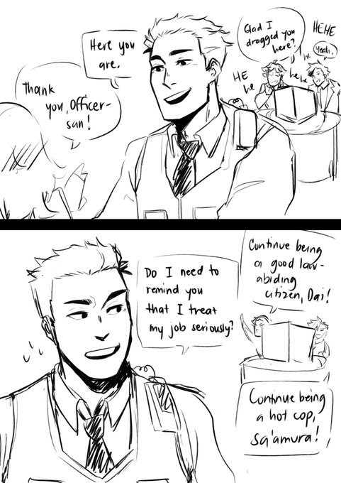 keep us safe, sawamura-san ;) thank you ;))) 

#haikyuu #daichi 