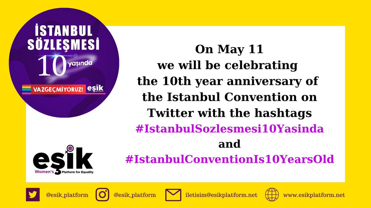 Solblid's tweet photo. Yesterday marked the 10th year anniversary of the Istanbul Convention. Turkey, as the first to sign, now withdraws from this Convention, that protects the rights of women and girls to live freely and free from violence. #IstanbulSozlesmesi10Yasinda #IstanbulConventionIs10YearsOld https://t.co/0W0RyvzWeO