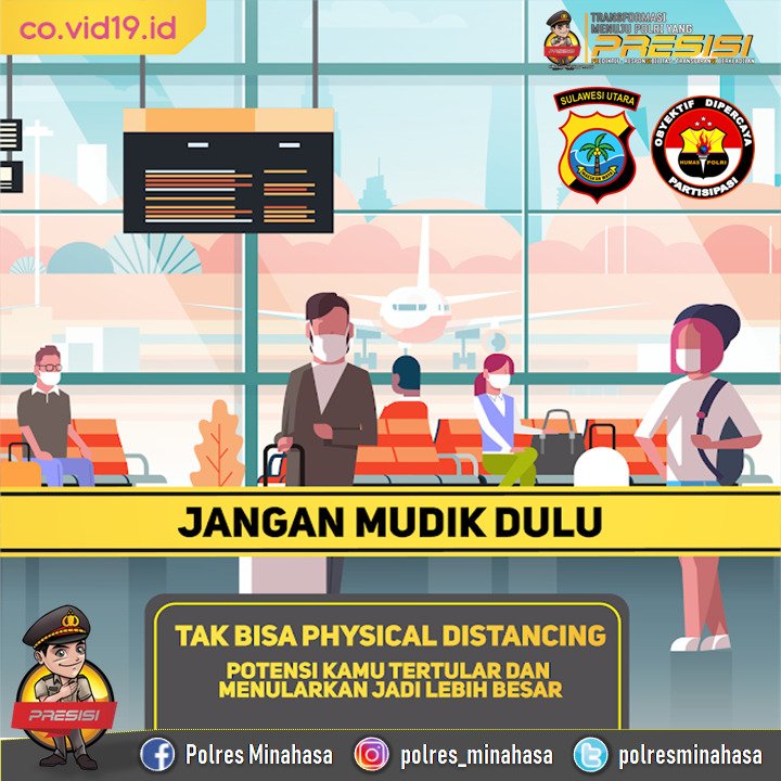 Stenky0's tweet photo. Tidak Mudik https://t.co/zX4VOOitO8