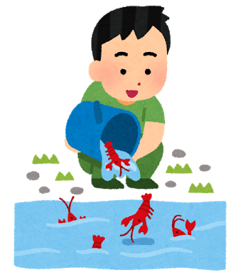 誰が これら 寸前 ザリガニ 釣り イラスト Pisamai Jp