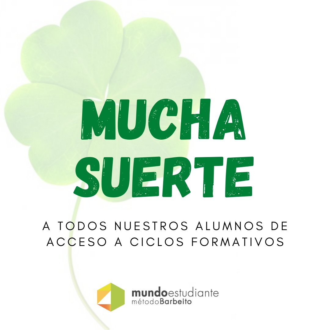 Ya llegó. 😱 El examen de Acceso a Ciclos Formativos de Grado Medio y Superior es #HOY. Habéis trabajado mucho, así que ahora sólo podemos desearos muchísima #suerte. Va a ir bien, seguro. 
.
.
.
.
.
#examenes #examenesfinales #examenesoficiales #examens #aprobarexamenes #ACFGS