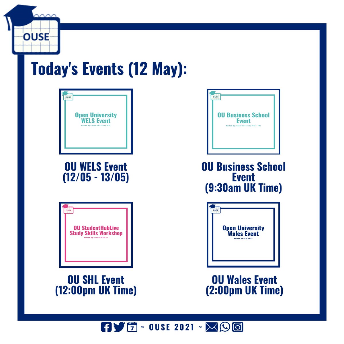 OU_Events's tweet photo. @OpenUniversity events happening tonight (details and links in the thread below👇).
.
.
#OpenUniversity #OUStudents #OUFamily #OUStudentsEvents #OUWELS #OUFBL #SHL21 #OUWales https://t.co/4upPSmGtd5