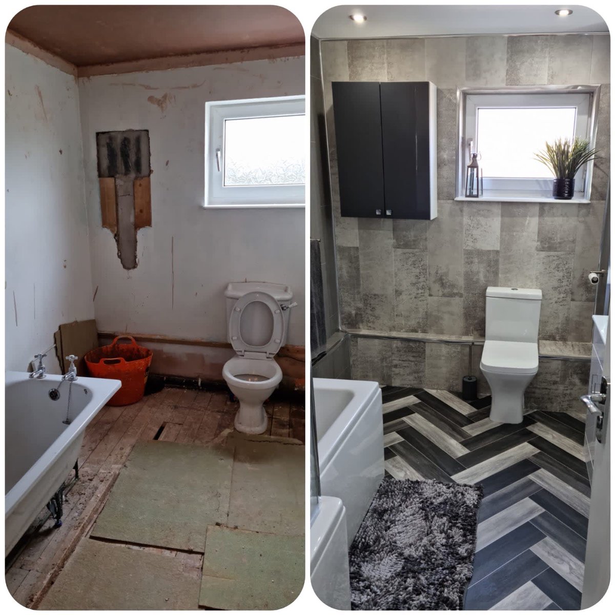 fastreacthull's tweet image. Recent bathroom install. 

Before and after

More photos to follow