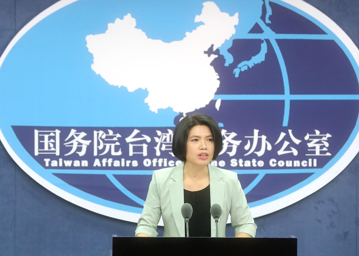 Echinanews's tweet photo. #China will take necessary measures to punish die-hard secessionists seeking "Taiwan independence," and they will be held accountable lifelong according to law for such behavior, said Zhu Fenglian, spokesperson for the Taiwan Affairs Office of the State Council, on Wednesday. https://t.co/e2XBujTPBn