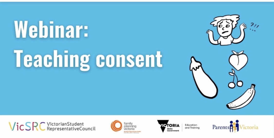 Great to have @VicSRC student voice driving a valuable webinar this afternoon! Your voices along side <a href="/FPV_AUS/">SHV</a> and @DETVic in discussing effective consent education are so important!🌈 Thanks for sharing!