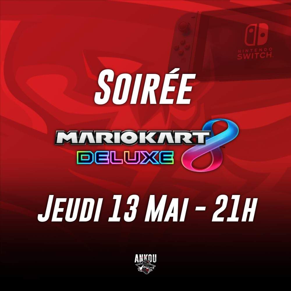 😍 Vous avez été nombreux.ses à nous le demander, alors on est très heureux d'organiser notre première soirée gaming entre faucheurs.ses !
📆 Jeudi 13 Mai à 21h
🎮 Mario Kart 8
🙌 Rendez vous sur le discord officiel du club (lien dans la bio)