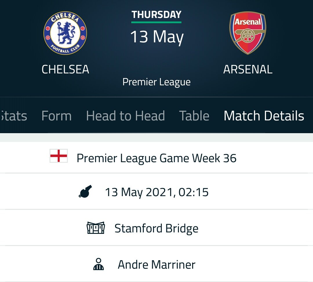AIS_BDG's tweet photo. #NextMatch 🔜 London Derby
🏆 #PL Pekan 36
⚽ Chelsea vs ARSENAL
📅 Kamis 13 Mei 2021
🕘 Kickoff 02:15 WIB
📺 Mola TV
#LebaranDay
#ArsenalDay
#COYG🔴 https://t.co/oOZMXsayve