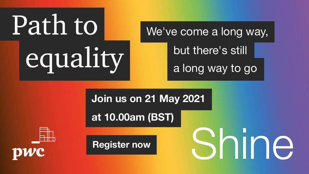 louisehymers's tweet photo. Join @ShinePwC to celebrating World Day for #Cultural #Diversity and the path to #equality for the #LGBTQ community with @BenInLDN and @JayneOzanne and @AndreaAlsLegal. Register now https://t.co/ePP2fvg0iW https://t.co/KhTGeRiXOT