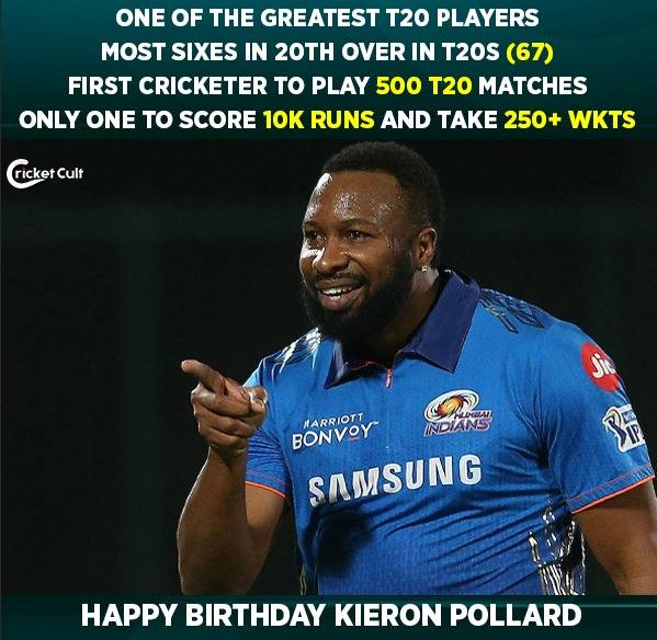 Happy birthday Kieron Pollard
.
.  