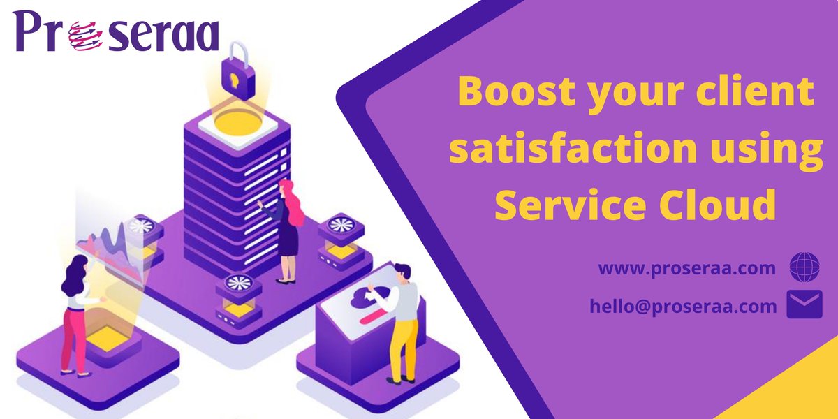 Proseraanalytic's tweet photo. Are you thinking to deliver end-to-end flexible and enhanced customer support to the users?Use Service Cloud to boost Customer Satisfaction. Visit https://t.co/tlfZebnnC8 to know more.

#ServiceCloud #ServiceOfferings #Salesforce #Proseraa https://t.co/hUp8NdOHst