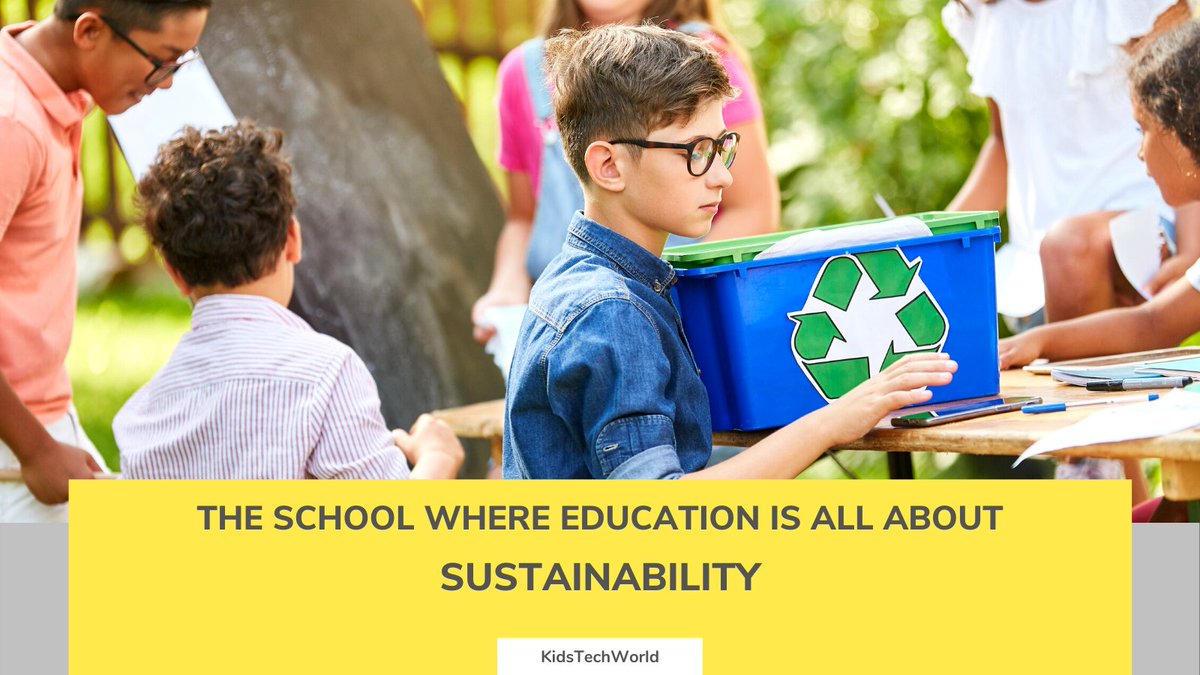 Tech_World_AI's tweet image. #SustainabilityEducation 
♻️ At this Denmark's school - dengroennefriskole.dk - education is all about #Sustainability. ''Their goal is to prepare the students for the green transition.''

#KidsTechWorld #ktwsustainable #school