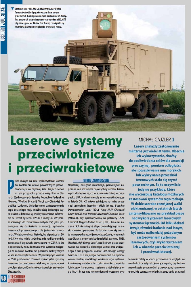 NTWojskowa's tweet photo. W 1991 roku wiązano z nim duże nadzieje, a jak to wygląda w 2021 roku? Laserowe systemy przeciwlotnicze i przeciwrakietowe. #numer359 #starwars https://t.co/qKHdhE1ZJt