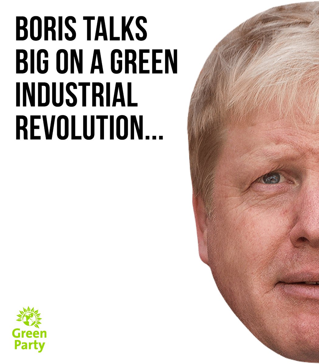 Boris talks big on a green industrial revolution...