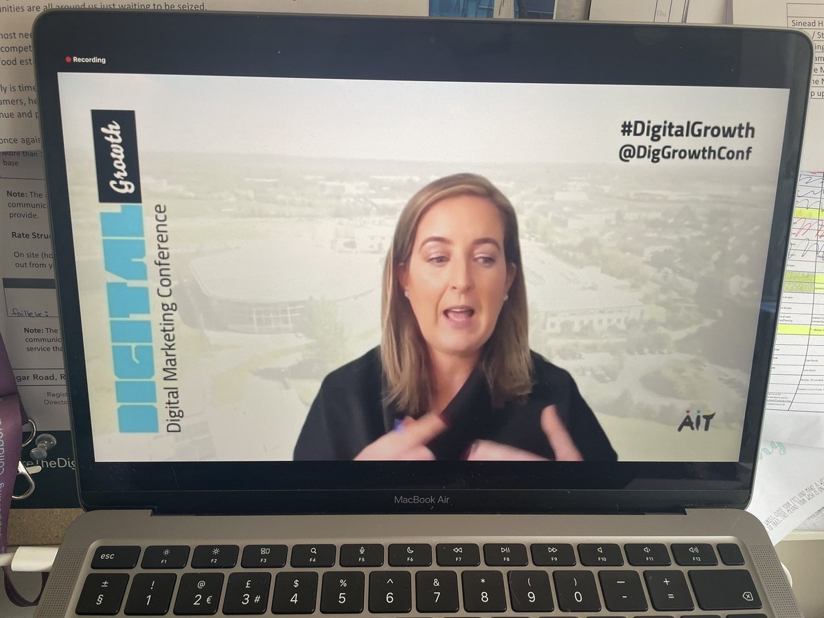 walshr's tweet image. I just caught the end of @diggrowthconf organized by my colleagues in @AthloneIT. Really great line-up of speakers talking about using digital to transform your business post-Covid #DigitalGrowth