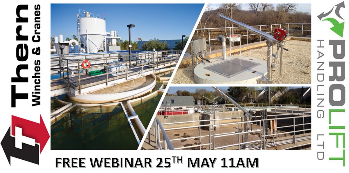 ProliftIreland's tweet image. We are excited to announce about our upcoming webinar, co-hosted with our Supplier Thern Inc.
 Learn how use of #Thern cranes can help in replacing requirement of pump chains which is a very significant development in the water industry. 

Register here: hubs.ly/H0N7SRT0