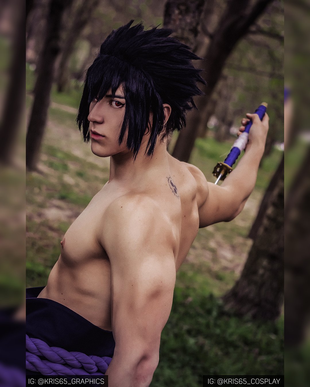 "Shirtless Sasuke, here to slay 🗡 Support the Istagram post: 🖤 https...