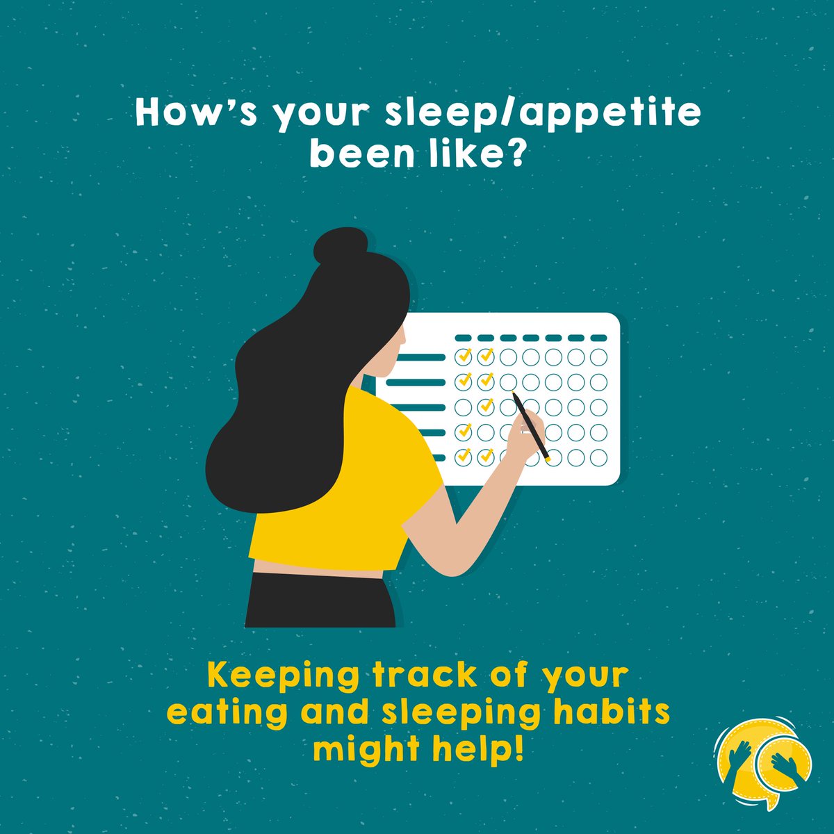 ConvoPHL's tweet photo. 🚨🚨STOP SCROLLING! 🚨🚨
 
This is a mental wellness checkpoint! ⚠️
 
Here’s a handy guide for a few seconds of quiet check-in to help us feel more grounded with our thoughts and feelings. 💕✨

#Convo #BetterConversations https://t.co/aH2o4GKTcA