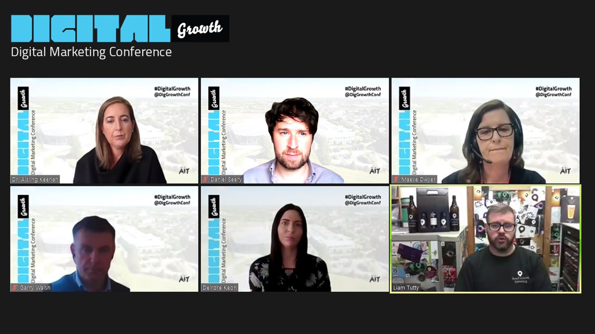 DigGrowthConf's tweet image. Fascinating panel discussion taking place now at #DigitalGrowth conf discussing the role digital marketing has played in the response to Covid-19.