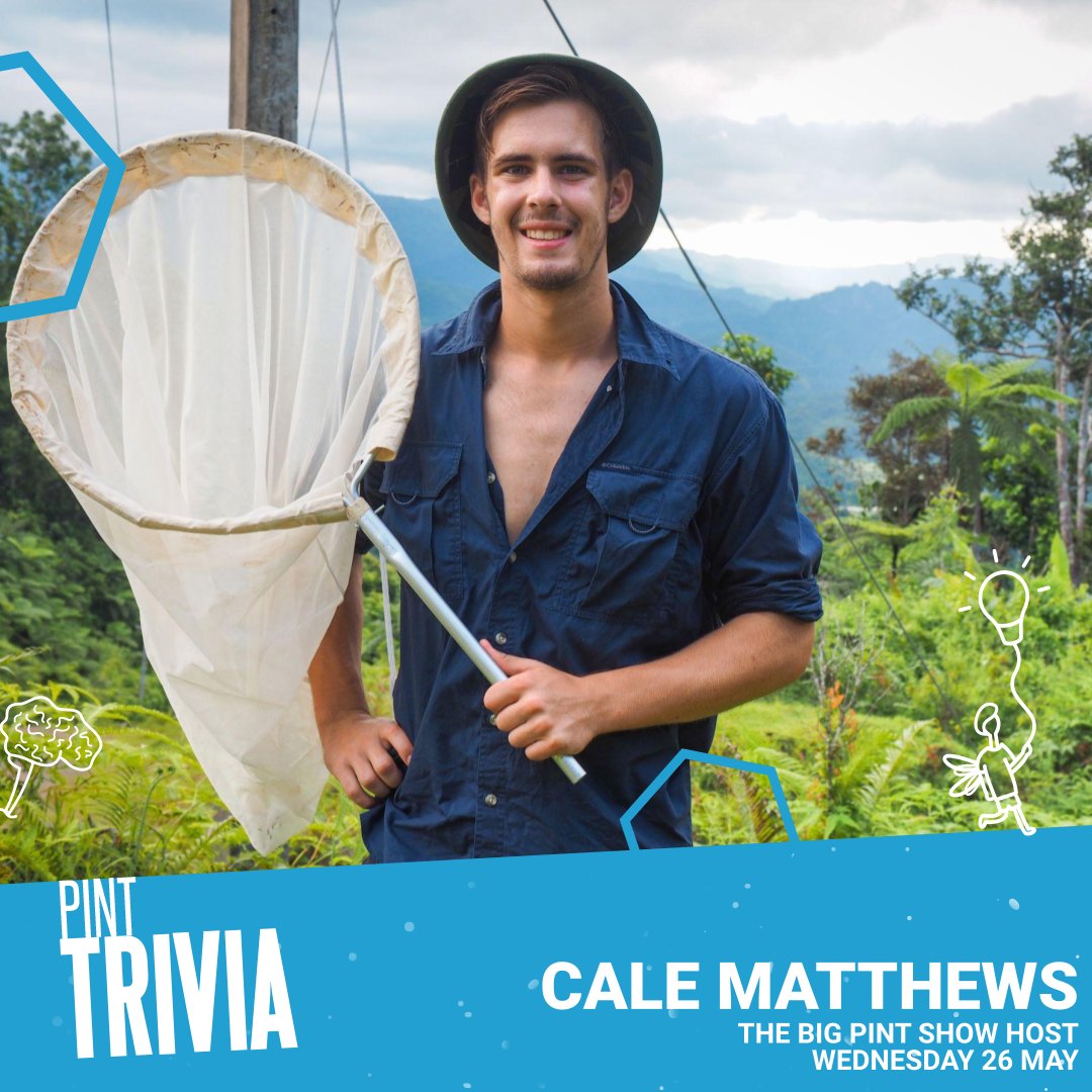 THE BIG PINT SHOW. The name says it all. It's big. It's #Pint. It's a show. Hosted by singing scientist <a href="/CatrionaNR/">Catriona Vi Nguyễn-Robertson</a> and scicommer and journo <a href="/cale_matthews/">Cale Matthews</a>, you won't want to miss out.
Register now so you can play along: pintofscience.com.au/event/the-big-…
#Pint21 <a href="/pintsworld/">Pint of Science World</a>