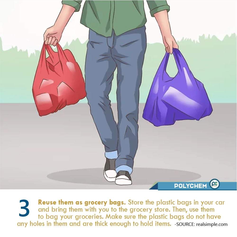 PolyChem19's tweet photo. WASTE ISN'T WASTE UNTIL WE WASTE IT.

Despite our best efforts to reduce the use of plastic bags, they still find their way into our homes. Here are some ways on how to reuse plastic bags at home instead of throwing them away.

#POLYeducate
#WednesdayTips
#SaveMotherEarth https://t.co/luoYdlPWvk