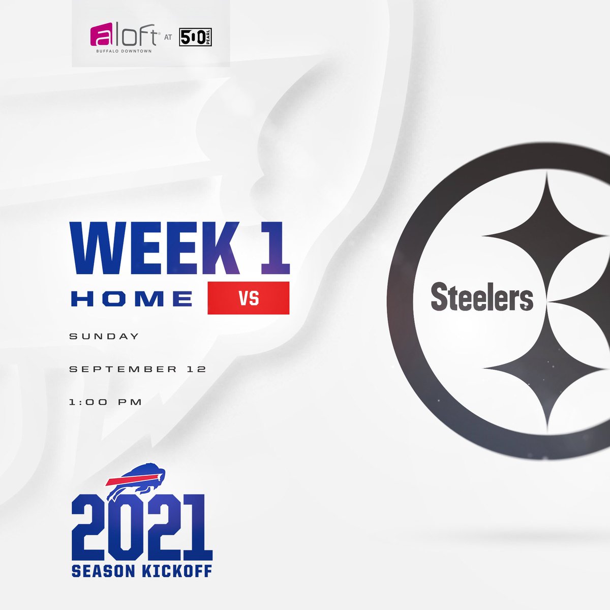 BuffaloBills's tweet photo. 2021 kickoff at our place. Lock it in. 

📺: NFLN at 8pm https://t.co/bEFWsmBSHg