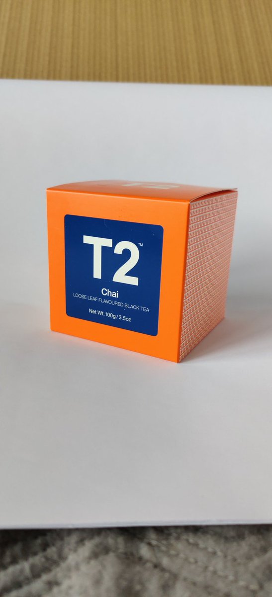 tessingtons's tweet image. We're in a Chai sort of mood this fine Wednesday. What better than this delightful little number from @T2TeaOfficial #tea #looseleaftea #ChaiTea