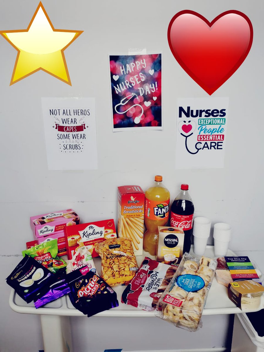 It's been a Happy nurses day for Teams Beauport &amp; Sorel . Staff nurse Hughes was a great help on Beauport ward, lovely visit from <a href="/jessiem11898218/">jessie marshall</a>  with treats for the team, Now to get ready for the 1st annual bed making competition!@ChiefNurseJsy <a href="/JennaMackay4/">Jenna Mackay</a> <a href="/SarahWhitmarsh5/">Sarah Whitmarsh</a>