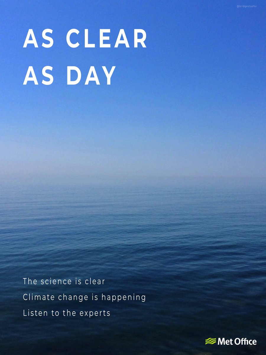 Bridgestoofar's tweet image. Climate clear 
@metoffice &amp;amp; @COP26 #Science #ClimateScienceConference @OneMinuteBriefs