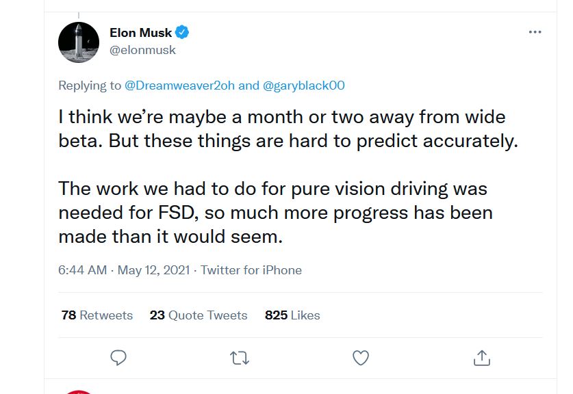 torquenewsauto's tweet photo. Elon Musk just provided big updates on FSD, radar vs pure vision, time, expectations and said the difference will be "gigantic."
-
https://t.co/jXXRjhpvDw
-
#Tesla #FSD #ElonMusk Thanks @elonmusk. @fdimuccio4 @TimBoyerWrites @tinsaearegay @DanielCappo3 @klwtts @SawyerMerritt https://t.co/PUuObA5Mgy