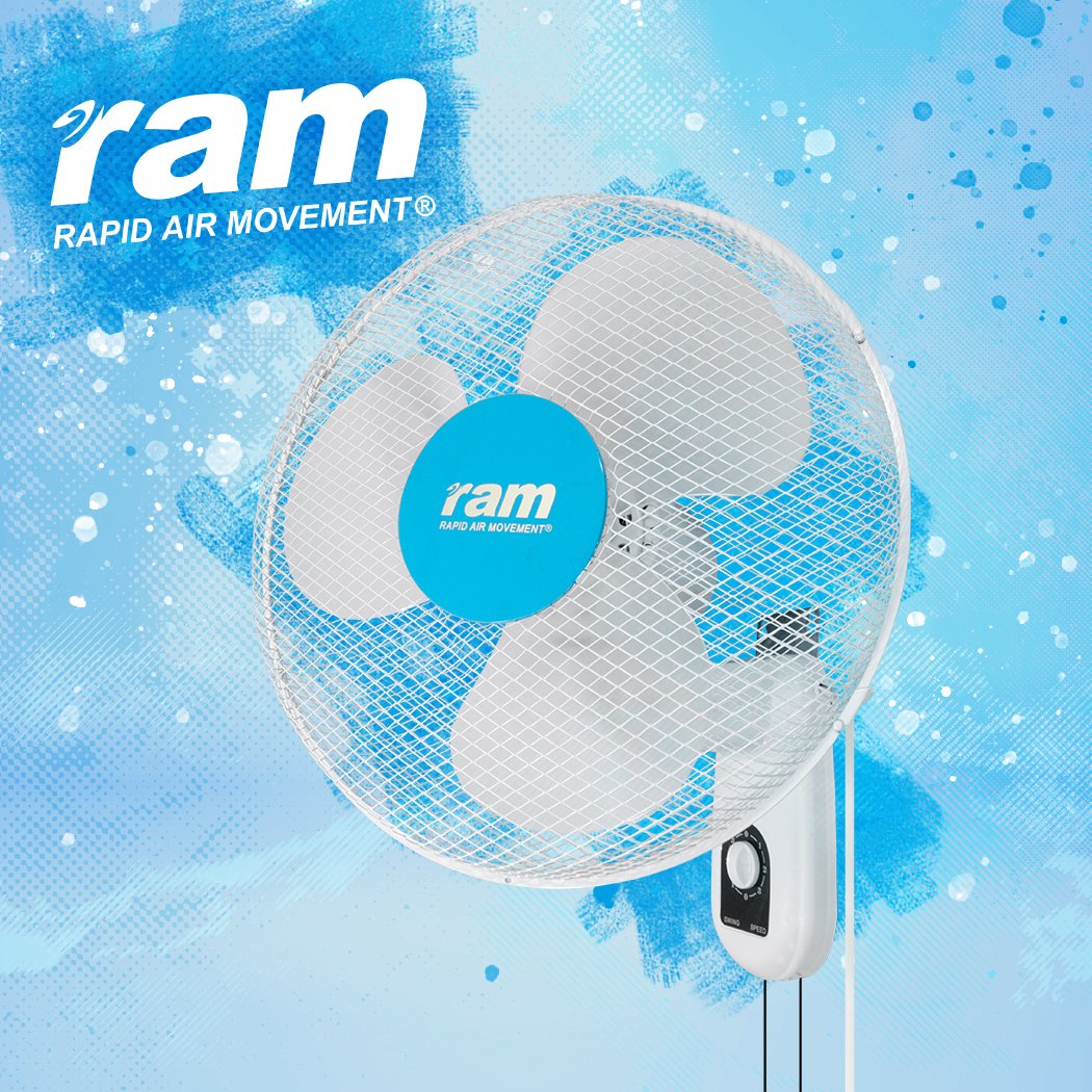 RAM Wall Fans are now back in stock! Ideal for saving floor space, Wall Fans have a 16" blade, oscillating function and offer three speed settings.

To find out more visit - hydrogarden.com/en-gb/ram-400m…

#HydroGarden #RAM #RapidAirMovement #WallFan #Fans #AirMovement #IndoorGrowing