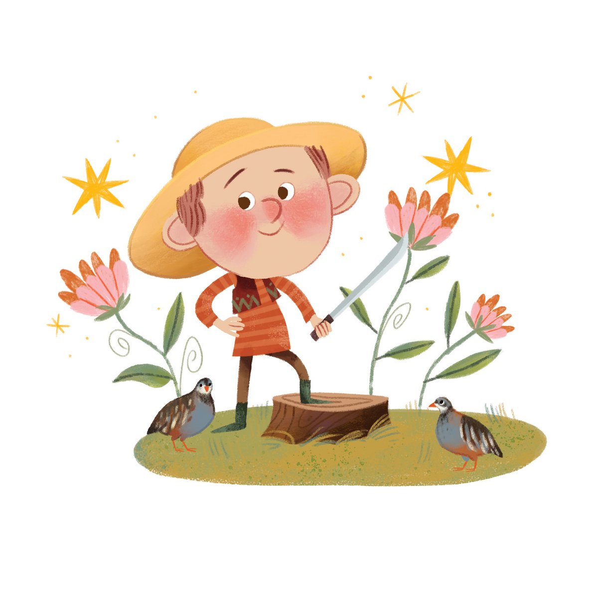 I'd like to share with you a sneak-peek of something new. This is Pedro and I'm really enjoying as never before this process. Have a wonderful day, guys! 🥰 #illustration #draw #digitalillustration #art #PictureBooks