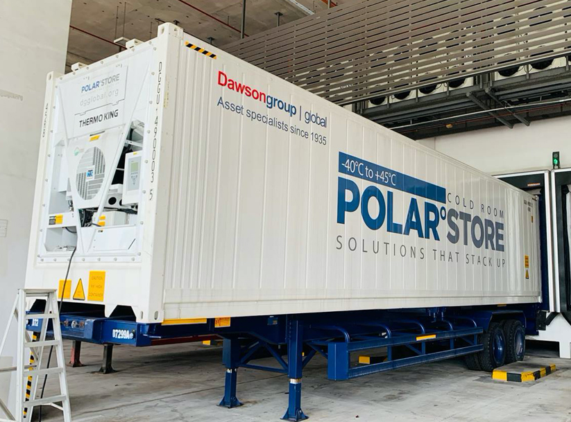 Dawsongroup delivers extra cold storage capacity to global pharmaceutical #logistics firm in Singapore with three-year hire of a 40ft POLARºSTORE™ #ColdRoom. Find out more: bit.ly/3fcedXk

#polarstore #logistics #temperaturecontrol #pharmaceuticals