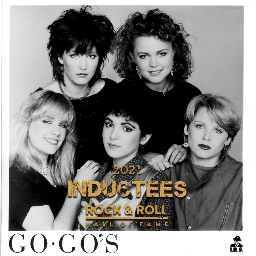 officialgogos's tweet image. We are so EXCITED to announce that we will be … inducted into the 2021 Rock Hall of Fame!! 🤩💖🎶 Women have always been a vital part of the ever changing music business and we are so proud to have our success story honored and recognized by the @rockhall and our wonderful fans!