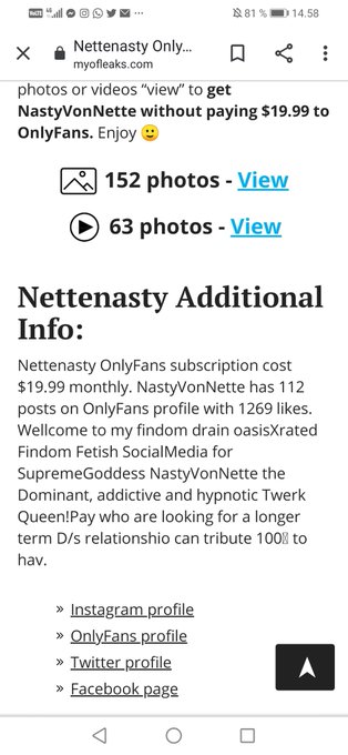 NastyVonNette - Nettenasty OnlyFans Leaked