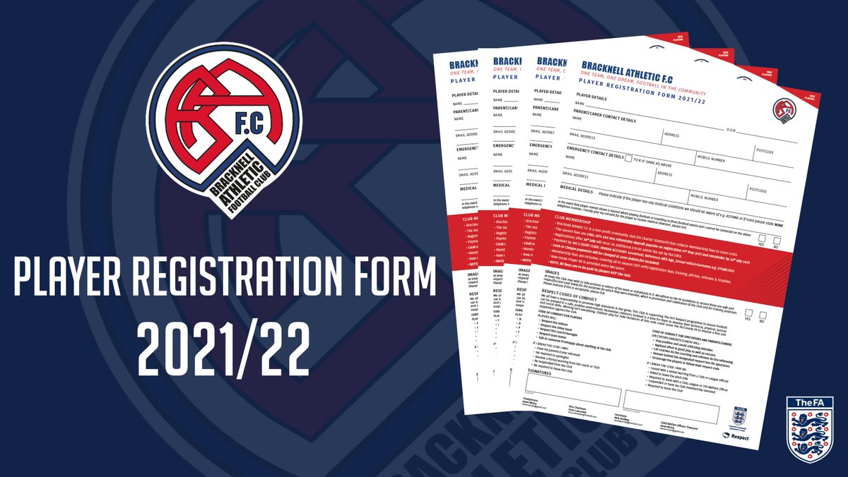 B_AthleticFC's tweet photo. Have you got your 2021/22 Registration Form yet? If not, you can either:

1. Visit https://t.co/Q4gSJwFEFp &amp; download the relevant form
2. Collect a form from your BAFC Coach

1/2 https://t.co/ShNtzp6ixR