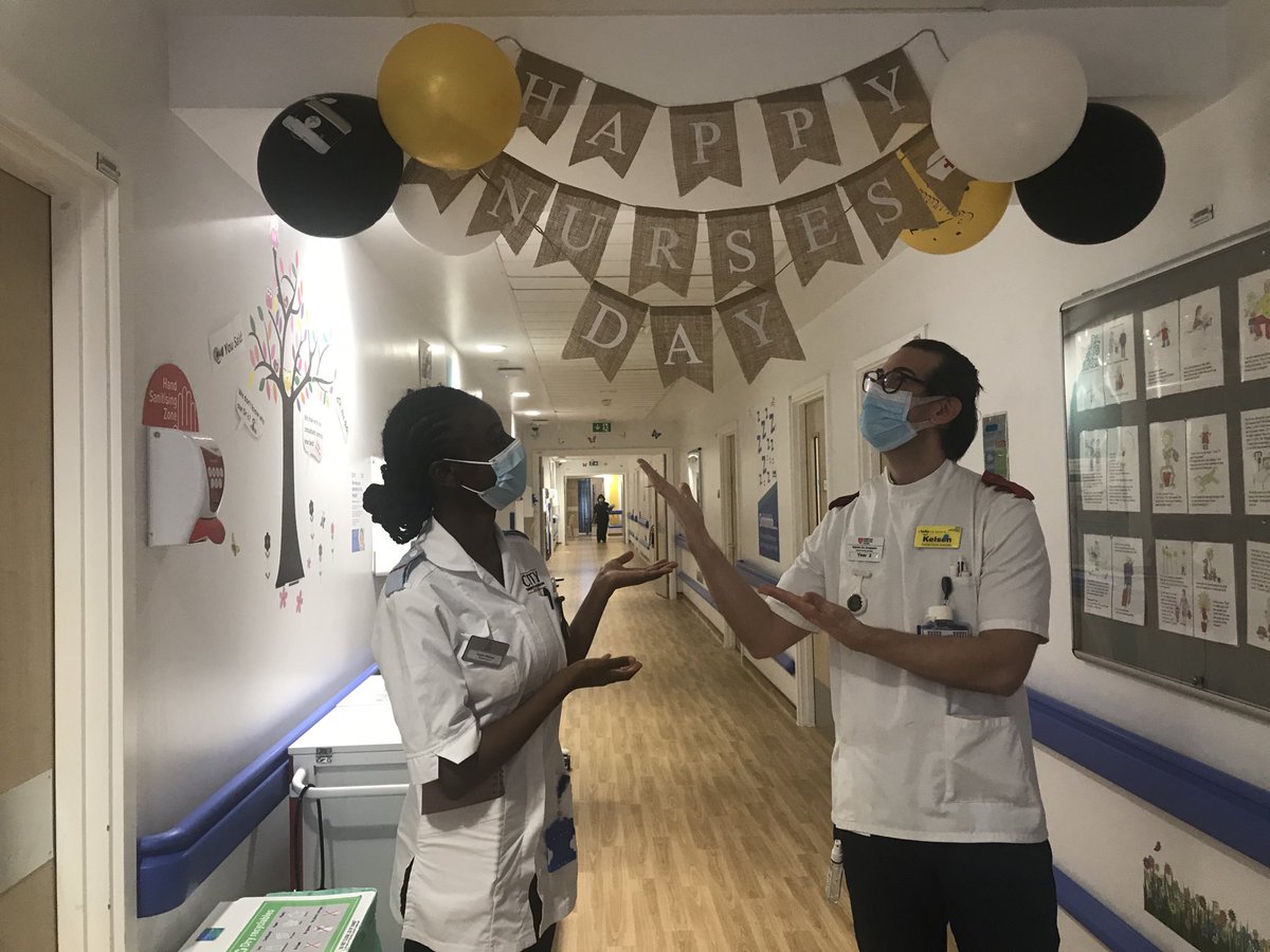 datt_colette's tweet photo. Happy #IND2021 to all the fabulous #cyp #nurses ⁦@NorthMidNHS⁩ 
So lovely to see all the efforts made to celebrate #nursing today.
Love the personal poem and angel 😇 given to each nurse by ward manager ⁦@ClareOl00782662⁩ 
#livingourvalues https://t.co/aV249TFbrV