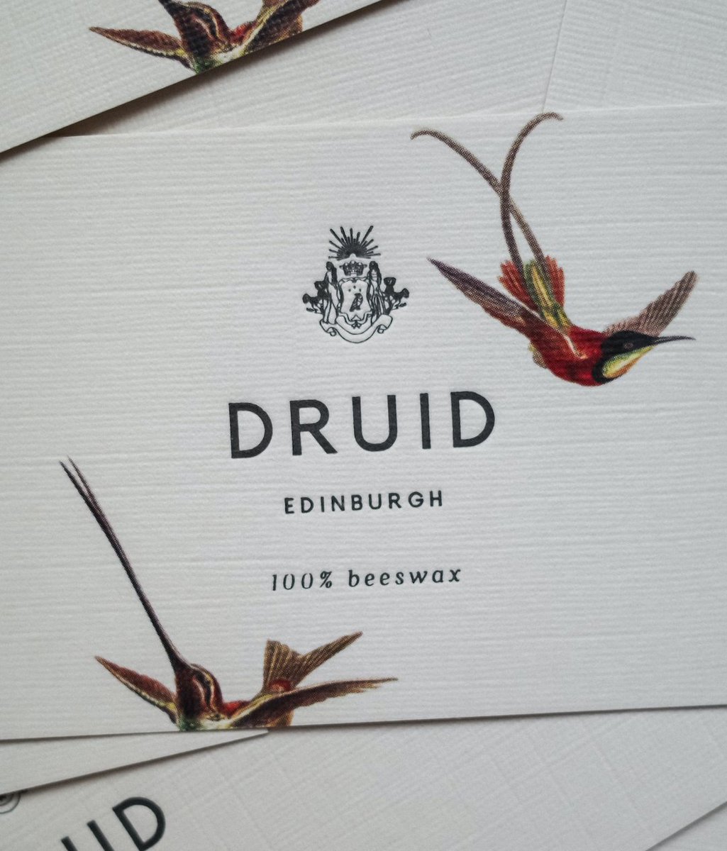mooipapier's tweet image. Letterpress en full color op #ColorplanLabels voor Druid Edinburgh door @GlasgowPress.