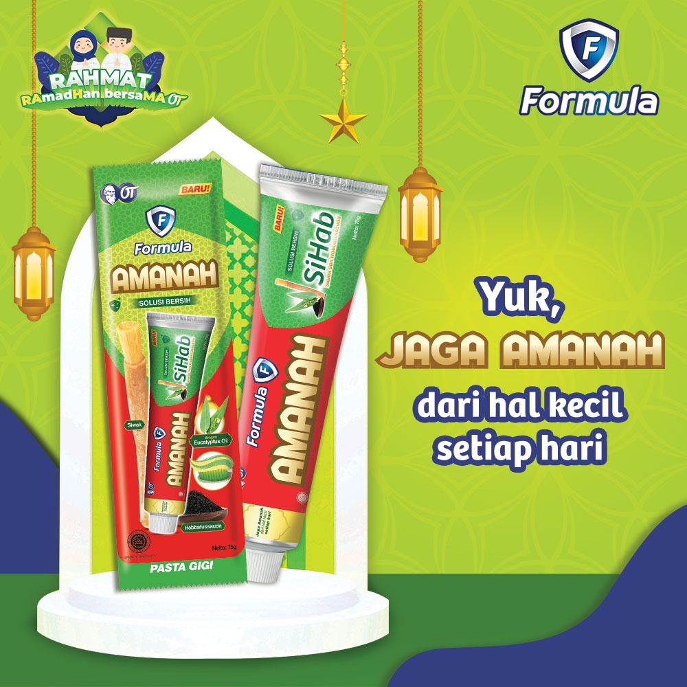 OTForYou's tweet photo. Bangun pagi jalankan amanah ☀
Sebelum tidur renungkan amanah 🤲
Tiap hari jaga amanah ☪
Kalau Sikat gigi... pakainya Formula Amanah donnggg 🥰🤗

#RAHMAT #RamadHanbersaMAOT #FormulaOralCare #FormulaAmanah https://t.co/3e50r8m7Nj