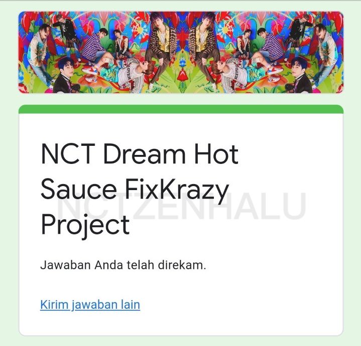nctzenhalu's tweet photo. Haiii NCTzen! Kami udah ikutan HOT SAUCE FIXKRAZY PROJECT nih! Kalau kalian gimana?

Yuk ikutan! Kalo udah 7000 struk nanti ads Dreamies bakal dipasang di TIGA LED videotron besar di pusat kota Jakarta loh!!

🔗https://t.co/zzfanMpZCN https://t.co/GJWWMvHghU
