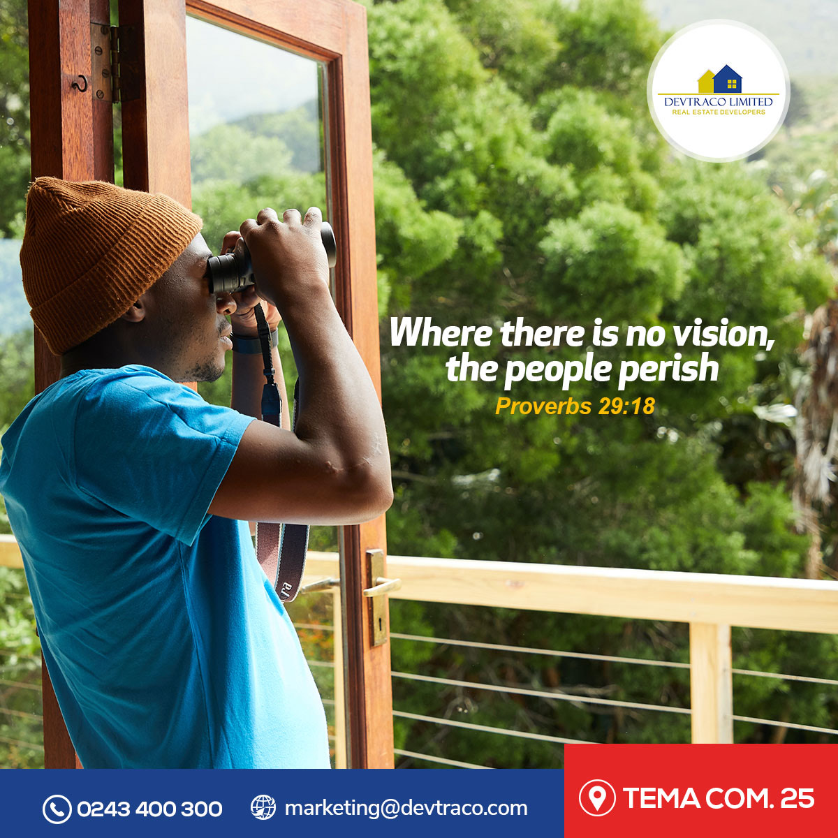 DevtracoLimited's tweet image. Your Vision will drive you to plan and work harder. 
#DevtracoCourts #DevtracoLimited #Vision #RealEstateGhana #Hope #Faith