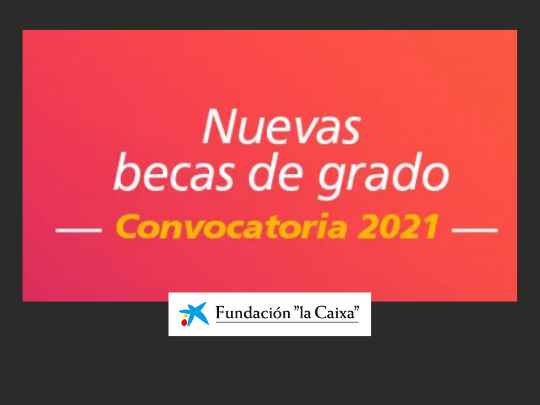 JuventudGijon's tweet photo. @FundlaCaixa convoca 50 becas para estudiantes excelentes, con escasos recursos económicos que deseen cursar estudios de Grado en universidades o centros de enseñanza superior públicos en territorio español  curso 2021-2022. #becas #estudiantes
👉 https://t.co/ySONyZzfDu https://t.co/geNY1sFctv