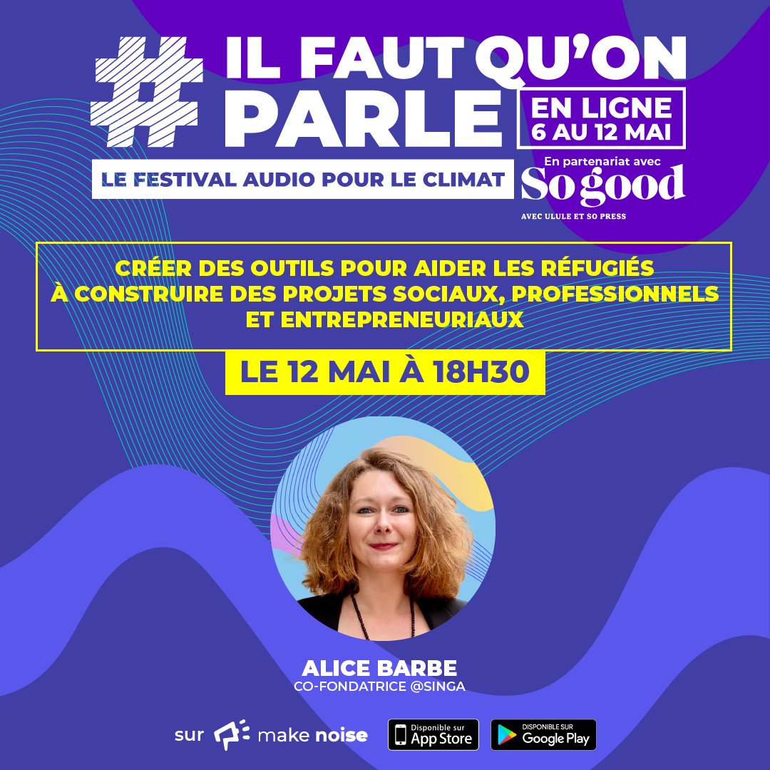 "La Terre vue depuis la Mer" en clôture du festival #IlFautQuOnParle à 20h30 ce soir avec Isabelle Autissier, Présidente <a href="/WWFFrance/">WWF France 🐼</a>. 
Réservez votre place gratuitement sur : ilfautquonparle.com
Et téléchargez l’app <a href="/makenoise_app/">Make Noise</a>  pour participer : link.makenoise.app/download